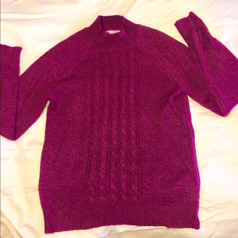 Carolyn Taylor Dark Pink Sweater - Picture 4 of 7